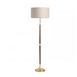 61.8 IN. TRADITIONAL WALNUT SOLID WOOD 1-LIGHT FLO