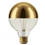 1 LOT (6) GLOBE ELECTRIC ORO 40 W G25 DECORATIVE I
