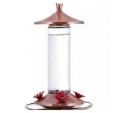 ELEGANT GLASS COPPER BEE-RESISTANT GARDEN HUMMINGB