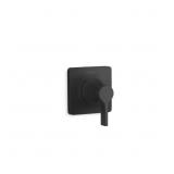 VENZA 1-HANDLE TRANSFER VALVE TRIM IN MATTE BLACK