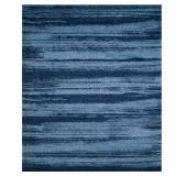 $237 RETRO LIGHT BLUE/BLUE 8 FT. X 10 FT. STRIPED
