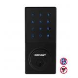 SLIM MATTE BLACK ELECTRONIC TOUCHPAD DEADBOLT