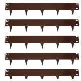 42 IN. BROWN STEEL METAL LANDSCAPE EDGING BORDER (