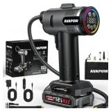 AVAPOW T12 PORTABLE TIRE INFLATOR, 160 PSI CORDLES