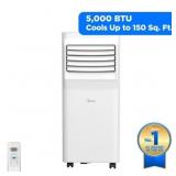 $254 MIDEA 5,000 BTU PORTABLE AIR CONDITIONER WITH