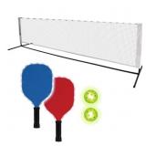 MINNARK SPORTS LED PICKLEBALL PORTABLE SET, LIGHT-