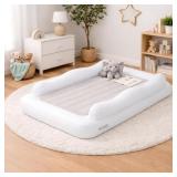 REGALO INFLATABLE TODDLER TRAVEL BED WITH SAFETY R