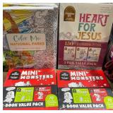 1 LOT OF BOOKS 2-HEART FOR JESUS./2-MINI MONSTERS.