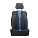 AUTO DRIVE 2-PIECE BLACK-BLUE MARLO SEAT COVERS