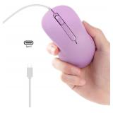 TYPE C WIRED OPTICAL MOUSE,ERGOMONIC USB C CORDED