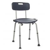EQUATE BATH CHAIR AND SHOWER CHAIR WITH BACK