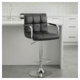 $137 CONTEMPORARY ADJUSTABLE SWIVEL ARM BAR STOOL
