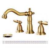 DOUBLE HANDLES 8 IN. WIDESPREAD BATHROOM FAUCET 3-