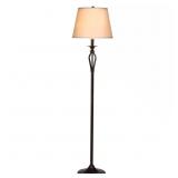 RHODES 58.50 IN. BRONZE FLOOR LAMP WITH NATURAL LI