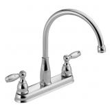 FOUNDATIONS 2-HANDLE STANDARD KITCHEN FAUCET IN CH