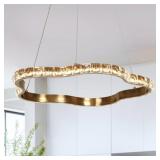 $280 DESLUMBRANTE 1-LIGHT INTEGRATED LED PLATING B