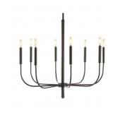 AMOROS 8 LIGHT 28" WIDE LED CANDLE STYLE CHANDELIE