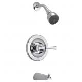 DELTA FOUNDATIONS SINGLE-HANDLE 1-SPRAY TUB AND SH