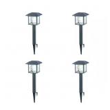 15 LUMENS GRAY SOLAR LED PATH LIGHT SET WITH VINTA