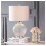 AVERY 24 IN. CLEAR GLASS/CRYSTAL TABLE LAMP