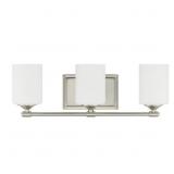 DARLINGTON 20.88 IN. 3-LIGHT BRUSHED NICKEL VANITY