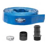 SUPERIOR PUMP 1-1/2 IN. X 25 FT. LAY-FLAT DISCHARG