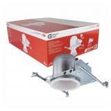 6 IN. WHITE RECESSED CAN LIGHTING HOUSINGS AND TRI