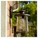 1-LIGHT OIL RUBBED BRONZE DIMMABLE OUTDOOR WALL SC
