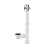 1 LOT (1) TRIP LEVER 1-1/2 IN. WHITE POLY PIPE BAT