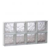 $143 REDI2SET WAVY GLASS 31-IN X 15-1/2-IN FRAMELE