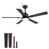 $110 HINNIXY 52 IN. INDOOR/OUTDOOR HIGH CFM QUIET