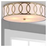 $299 ARIA METAL LED FLUSH MOUNT