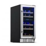 $662 NEWAIR 14.8-IN W 29 -BOTTLES BLACK, STAINLESS