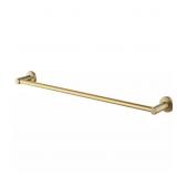 DORIND 24 IN. WALL MOUNTED TOWEL BAR IN BRUSHED GO
