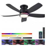 $130 41 IN. INDOOR/OUTDOOR MODERN BLACK 6-SPEED CE