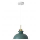 LUSTRE 11 IN. 1-LIGHT GREEN DIMMABLE MODERN INDUST