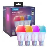 GOVEE WI-FI 800LM RGBWW LED BULB 4 PACK 60-WATT EQ