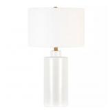 CARLINA 25 IN. MATTE WHITE TABLE LAMP