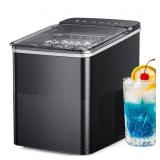 9 IN. 27 LB./DAY BULLET PORTABLE ICE MAKER IN BLAC