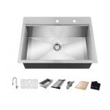 $362 ZERO RADIUS 30 IN. DROP-IN SINGLE BOWL 18 GAU