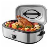 VEVOR ELECTRIC ROASTER OVEN, 18 QT TURKEY ROASTER