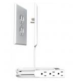1 LOT OF (2) 8 FT. 3-OUTLET CORD AND PLUG CONCEALE