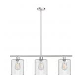 $137 3-LIGHT BRUSHED NICKEL MODERN ISLAND PENDANT