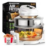 $130 GRANITESTONE 16 QT. WHITE OIL-LESS AIR FRYER