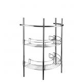 21 IN. PEDESTAL STORAGE UNIT IN CHROME