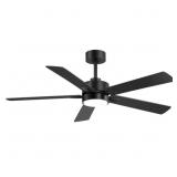 CHARLIE 52 IN. INTEGRATED LED INDOOR ALL-BLACK CEI