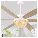 $210 OAKS AURA ARTHUR 65 IN. WHITE MODERN FARMHOUS