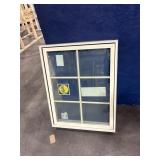 37IN X 29IN PELLA METAL CLAD FIXED WINDOW, TAN