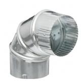 MASTER FLOW 4 IN. 90 DEG. ROUND ADJUSTABLE ELBOW