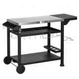 $103 46 IN. X 21.75 IN. 3-SHELF OUTDOOR GRILL CART